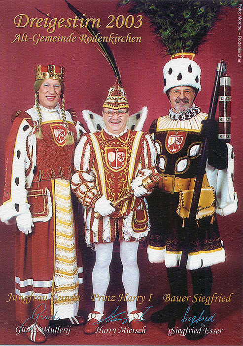 Dreigestirn Session 2003