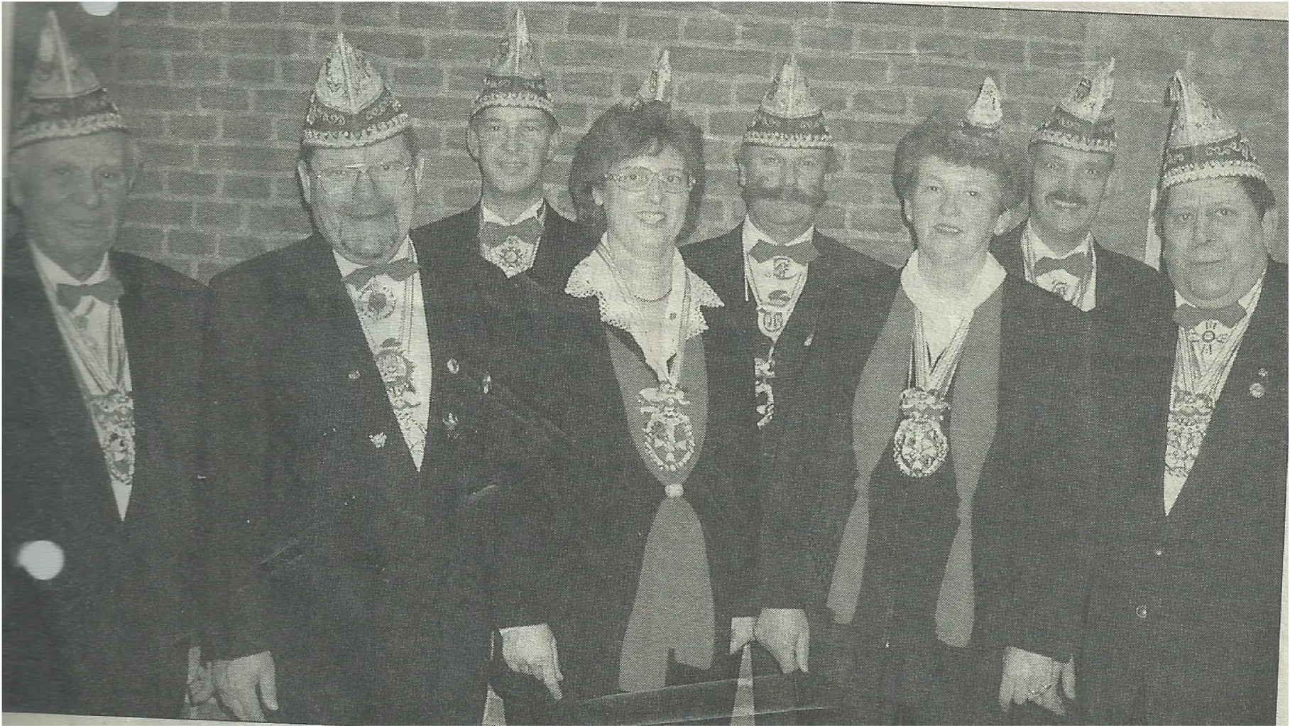 Vorstand des Festkomitees bei der Jahreshauptversammlung 2003
