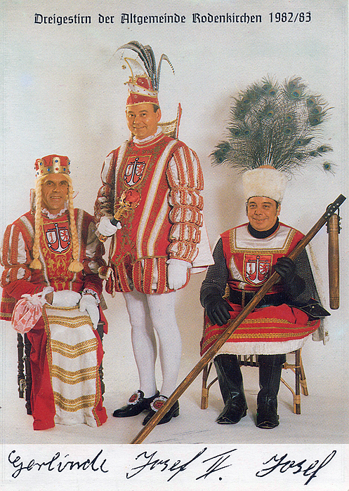 Dreigestirn Session 1982